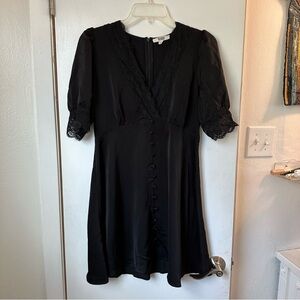 Steve Madden BB Dakota black lace mini dress Size 4